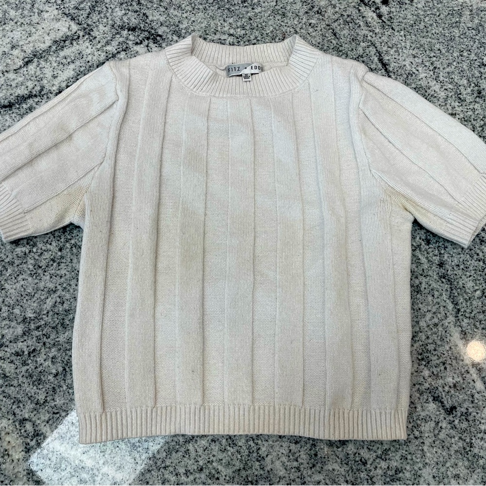 Buckle Fitz + Eddi Cropped Ribbed Sweater